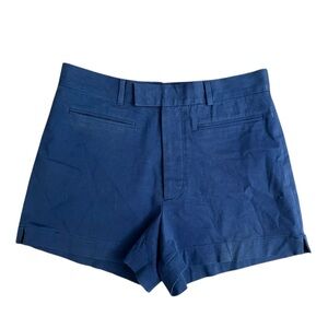 Versus‎ Versace Men’s Navy Tailored Shorts Size 34 48 Button Fly Italy Style